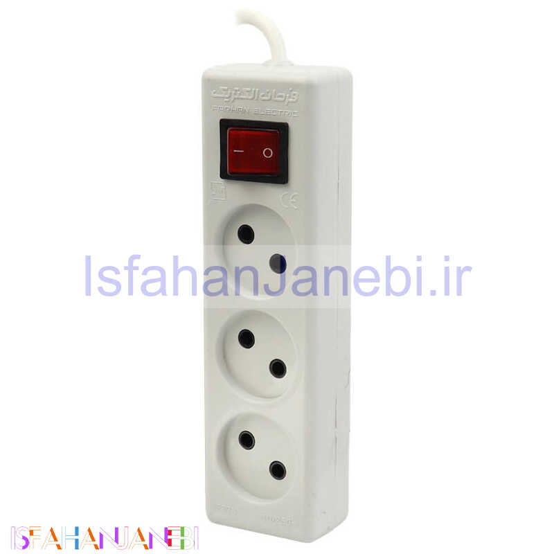 اصفهان جانبی-چند راهی 3 خانه برق فرحان الکتریک F333-5 با کابل 5 متری