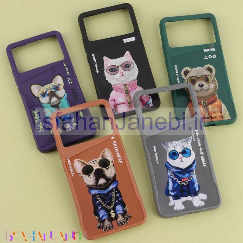 اصفهان جانبی-قاب سیلیکونی ژله ای طرح چاپی شیائومی Poco X6 Pro