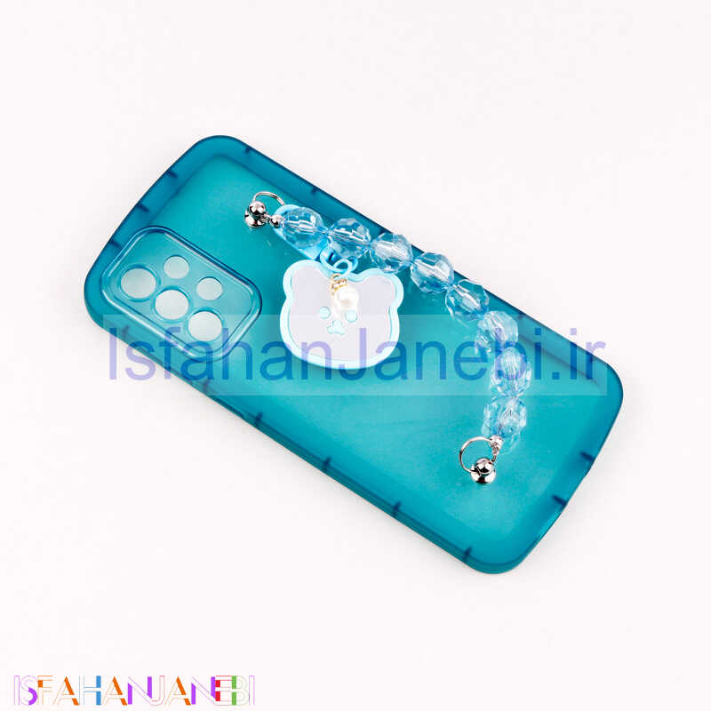 اصفهان جانبی-قاب فانتزی محافظ لنزدار + بند آویز سنگی Samsung Galaxy A73