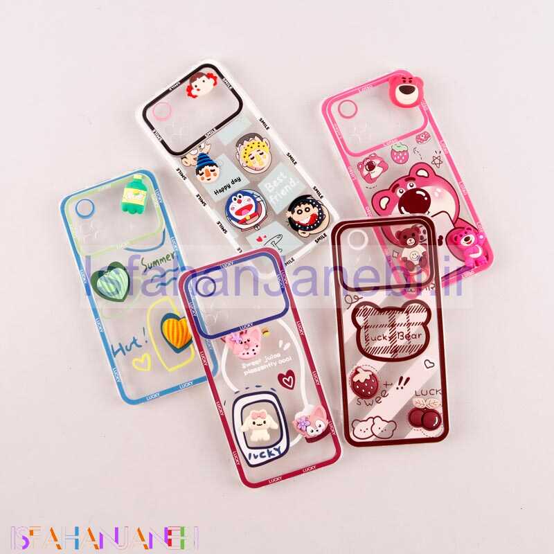 اصفهان جانبی-قاب عروسکی برجسته Highcopy محافظ لنزدار Xiaomi Poco M4 Pro