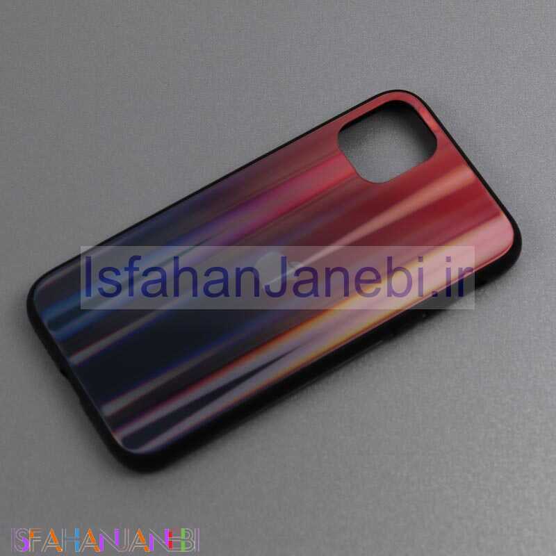 اصفهان جانبی-قاب لیزری پشت گلسی iPhone 11 کد7 سری B
