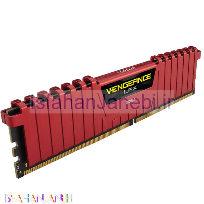 اصفهان جانبی-رم کامپیوتر کورسیر Corsair Vengeance LPX 16GB DDR4 3200MHz SINGLE C16