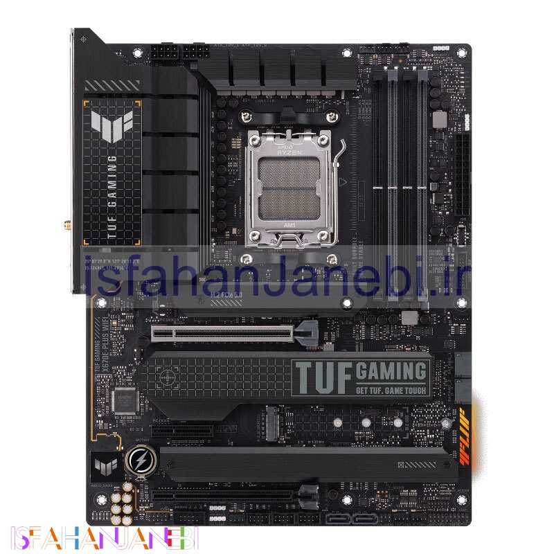 اصفهان جانبی-مادربرد ایسوس TUF GAMING X670E-PLUS WIFI DDR5