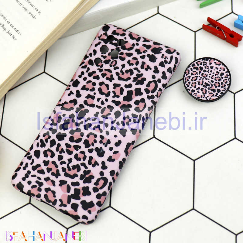 اصفهان جانبی-قاب طرحدار مات IMD + پاپ سوکت Samsung Galaxy A12