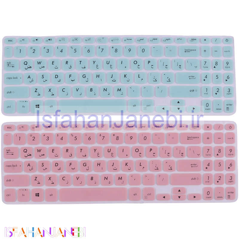 اصفهان جانبی-کاور کیبورد ژله ای لپ تاپ Asus R521 کد 2