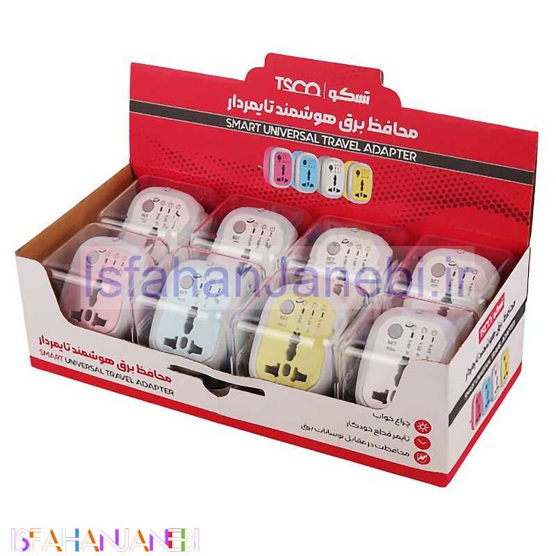اصفهان جانبی-تبدیل 3 به 2 برق تایمردار TSCO TPS 510 بسته 8 عددی