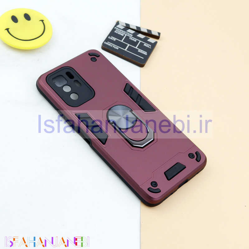 اصفهان جانبی-قاب ضد ضربه محافظ لنز دار هولدر دار بتمن Xiaomi Poco X3 GT سری A