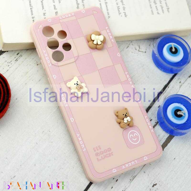 اصفهان جانبی-قاب سیلیکونی عروسکی محافظ لنزدار Samsung Galaxy A73
