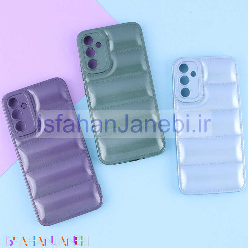 اصفهان جانبی-قاب پافر اکلیلی ژله ای محافظ لنزدار Samsung Galaxy A34