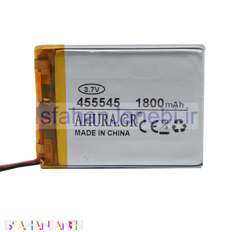 اصفهان جانبی-باتری لیتیوم 1800mAh 54*40*5mm 455545