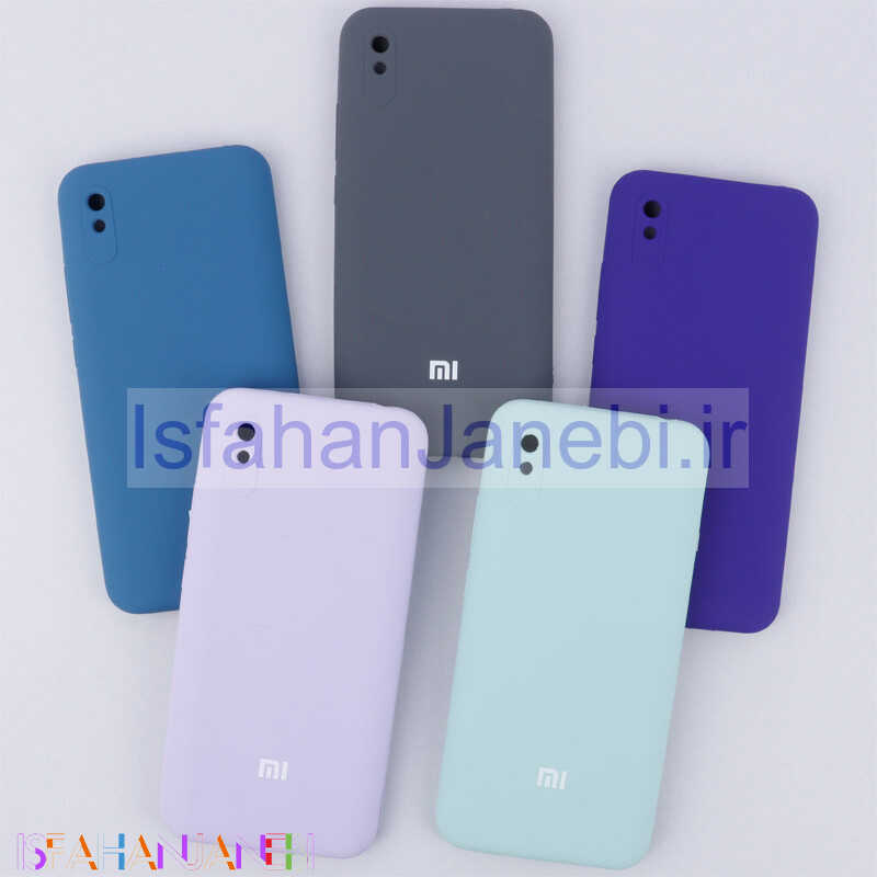 اصفهان جانبی-قاب سیلیکونی اصلی زیربسته شیائومی Redmi 9A محافظ لنزدار