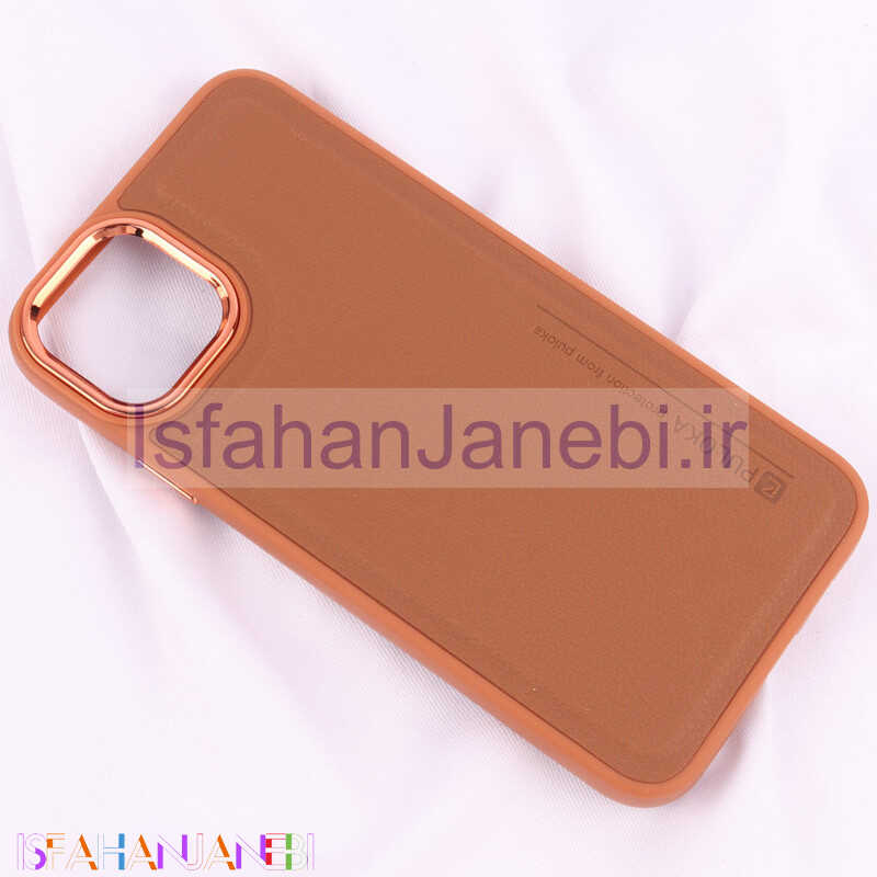 اصفهان جانبی-قاب چرمی Puloka متال ایرون iPhone 11 Pro Max