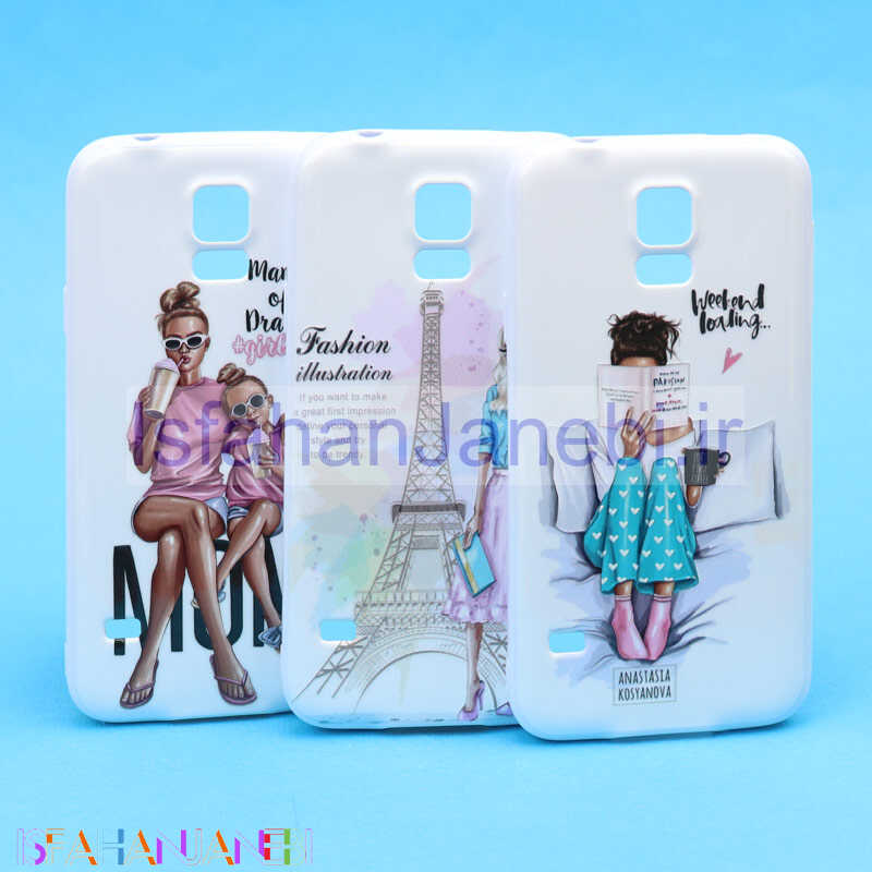 اصفهان جانبی-قاب فانتزی سفید طرح دختر سامسونگ S5