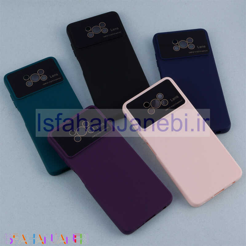 اصفهان جانبی-قاب سیلیکونی Lens Aperture محافظ لنزدار Xiaomi Poco X3 / X3 NFC / X3 pro