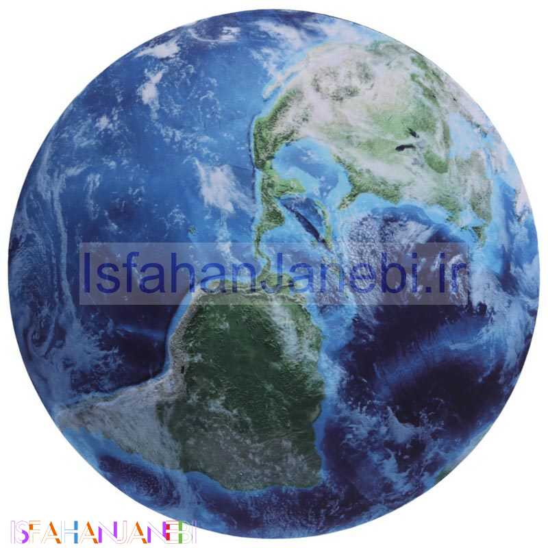 اصفهان جانبی-پد موس Qihe QH-1 19.5*19.5cm طرح کره زمین کد 3