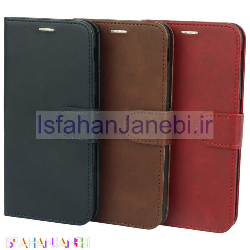 اصفهان جانبی-کیف چرمی مگنتی محافظ لنزدار سامسونگ Galaxy A6 2018