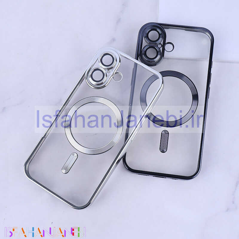 اصفهان جانبی-قاب ژله ای مگ سیف Q Series آیفون iPhone 16 محافظ لنزدار