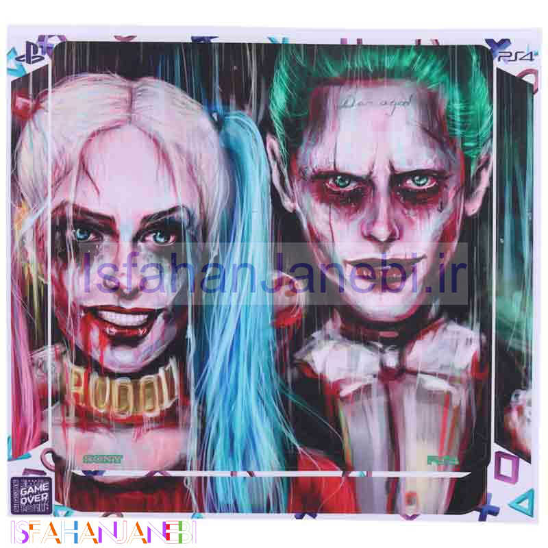 اصفهان جانبی-اسکین پلی استیشن 4 اسلیم طرح Joker and Harley Quinn