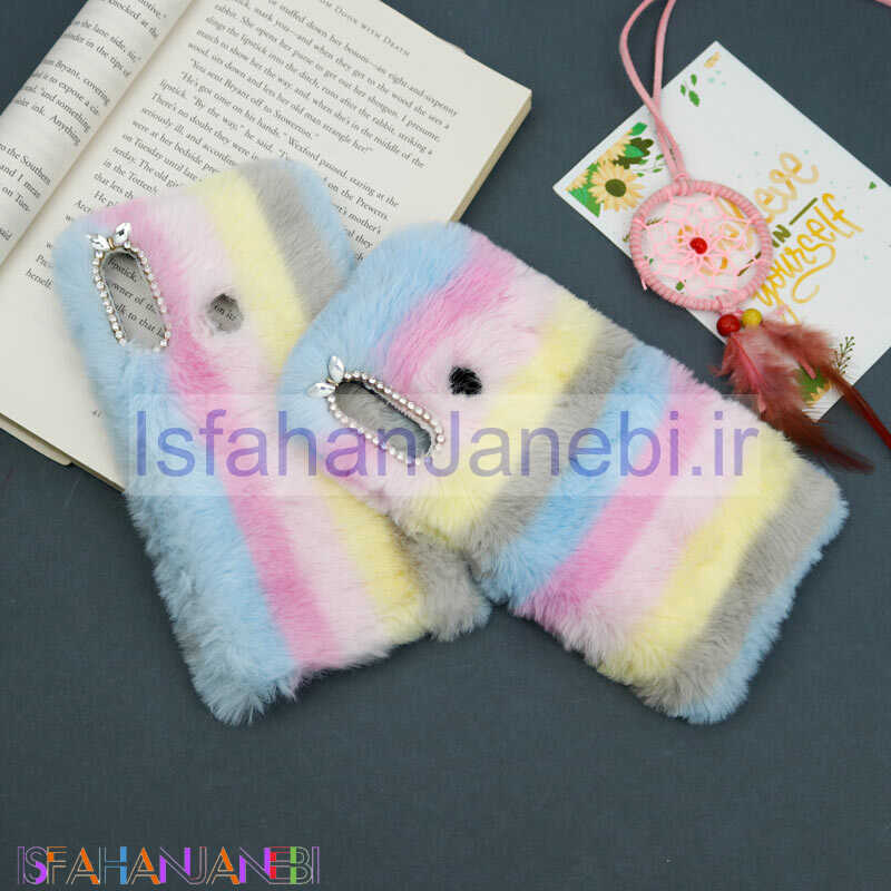 اصفهان جانبی-قاب پشمالو رنگین کمانی Samsung Galaxy A20s