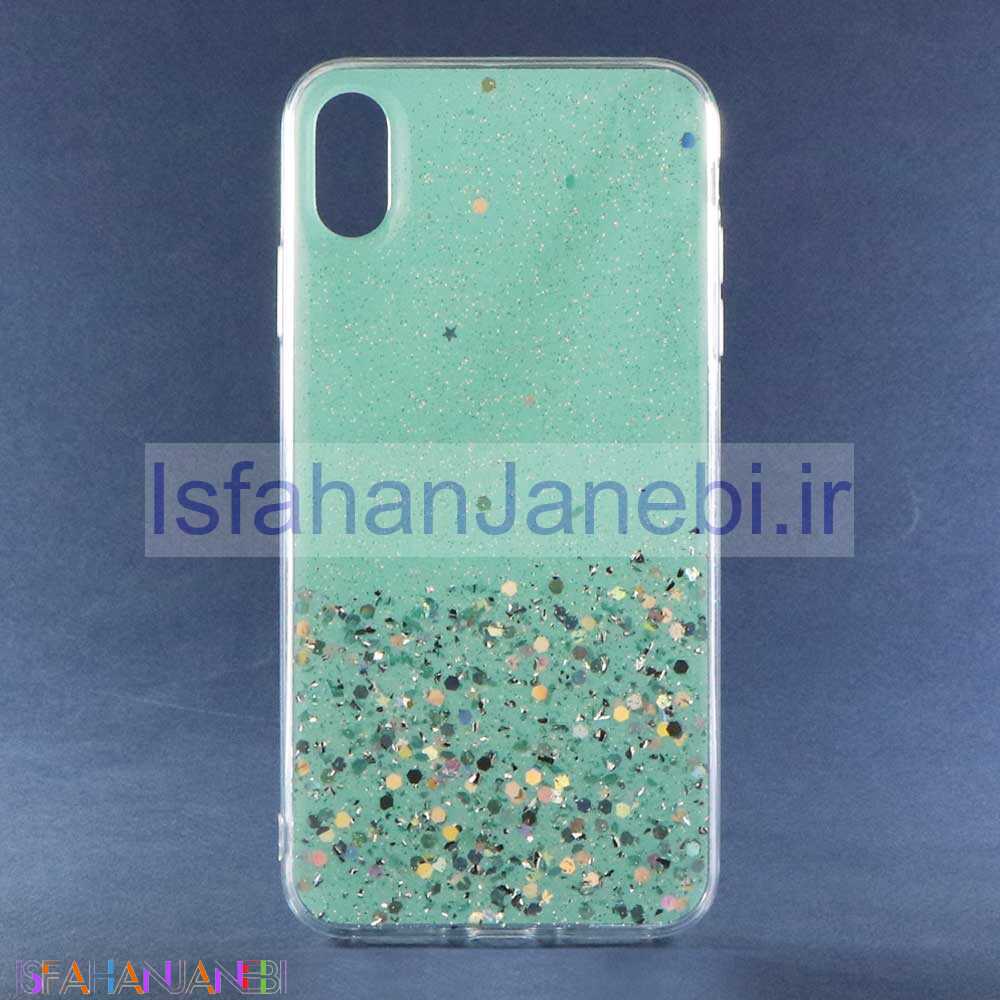 اصفهان جانبی-قاب اکلیلی طرح آکواریومی iPhone XS Max سبز