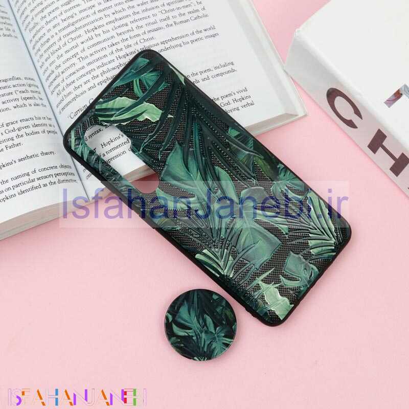 اصفهان جانبی-قاب فانتزی برجسته + پاپ سوکت طرح گل Xiaomi Mi Note 10 Lite سری F