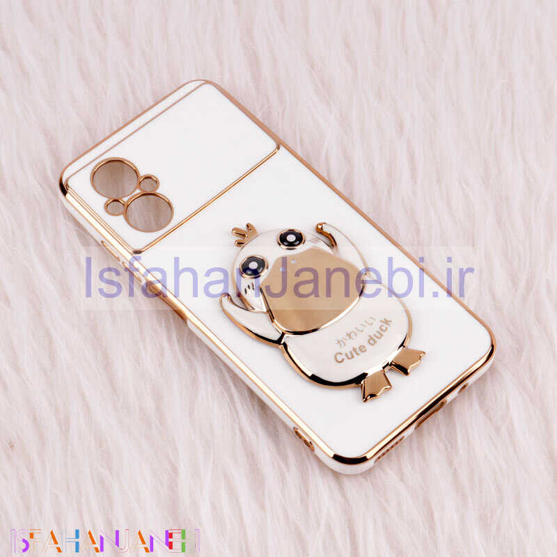 اصفهان جانبی-قاب My Case استند Cute Duck محافظ لنزدار Xiaomi Poco M5