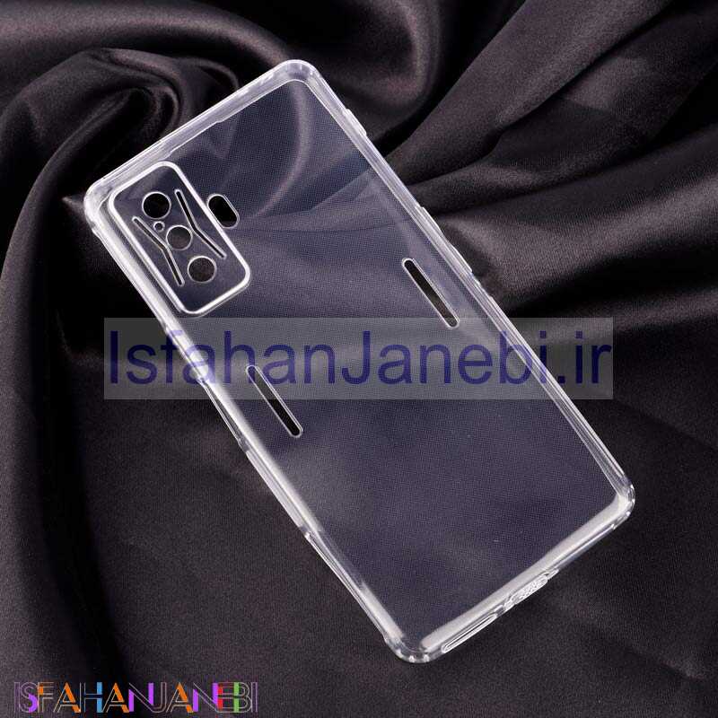 اصفهان جانبی-قاب ژله ای ساده بی رنگ محافظ لنزدار Xiaomi Redmi K50 Gaming / Poco F4 GT