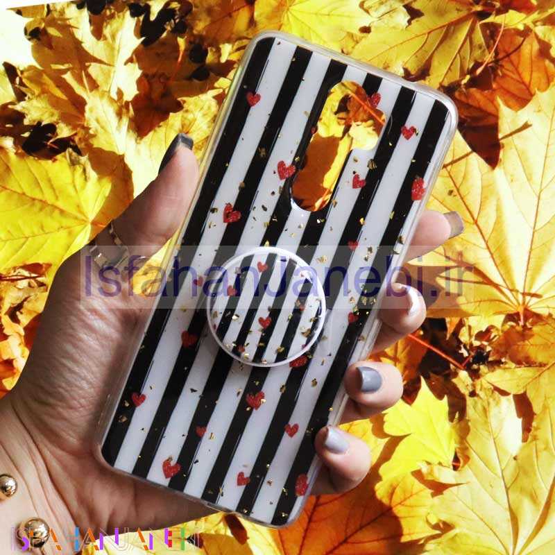 اصفهان جانبی-قاب رنگین کمانی پاپ سوکت دار خرچنگی کد2 شیائومی Redmi Note 8 Pro