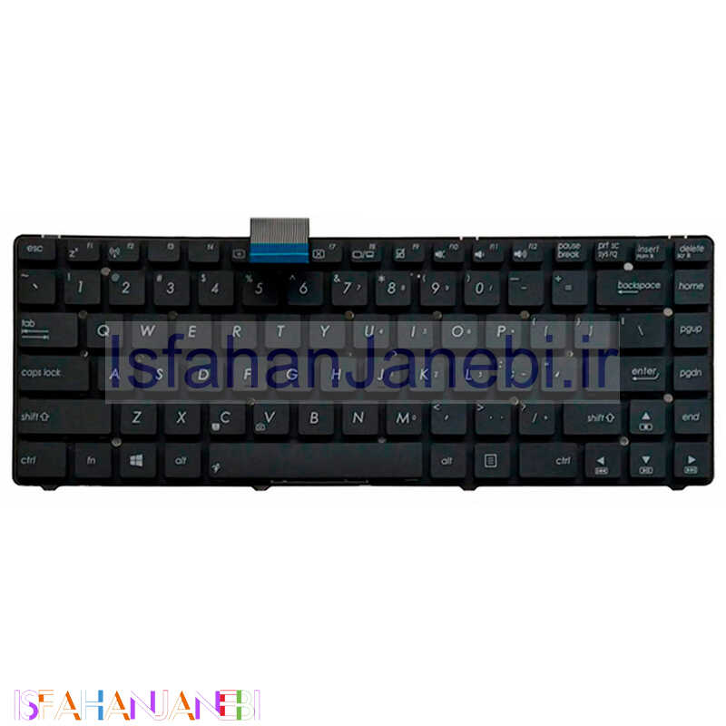 اصفهان جانبی-کیبورد لپ تاپ ایسوس Asus K45 بدون فریم مشکی