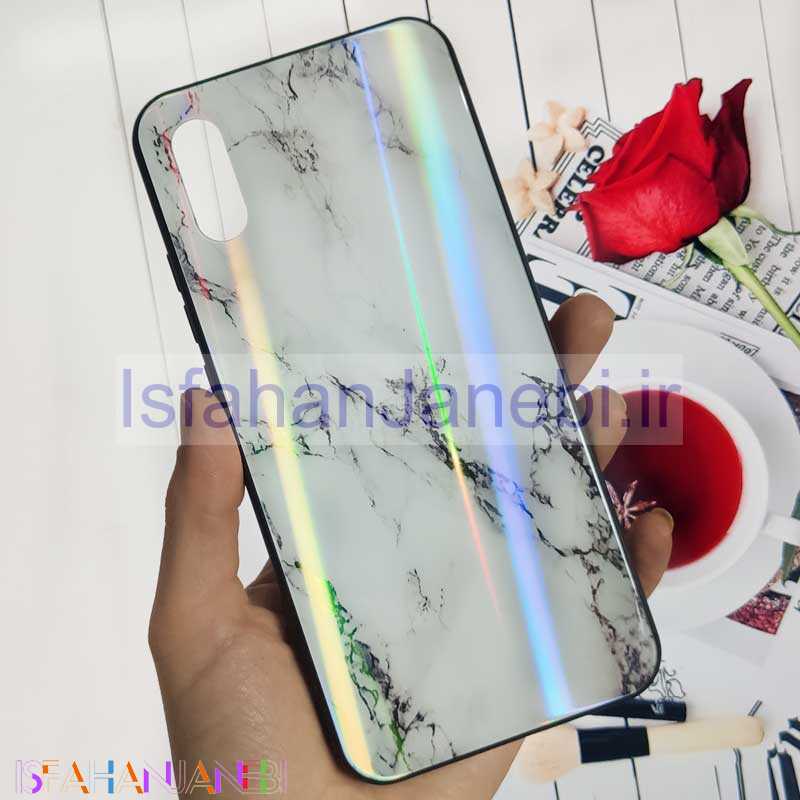 اصفهان جانبی-قاب لیزری پشت گلسی سنگی شیائومی Redmi 9A