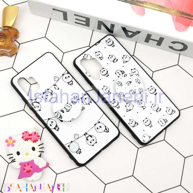 اصفهان جانبی-قاب فانتزی برجسته + پاپ سوکت طرح پاندا سامسونگ A32 4G سری D
