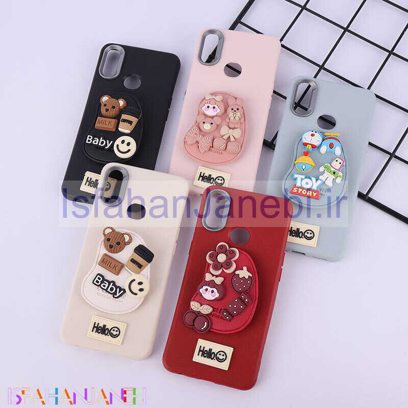 اصفهان جانبی-قاب چرمی ژله ای Leather سامسونگ Galaxy A10s پاپ سوکت دار