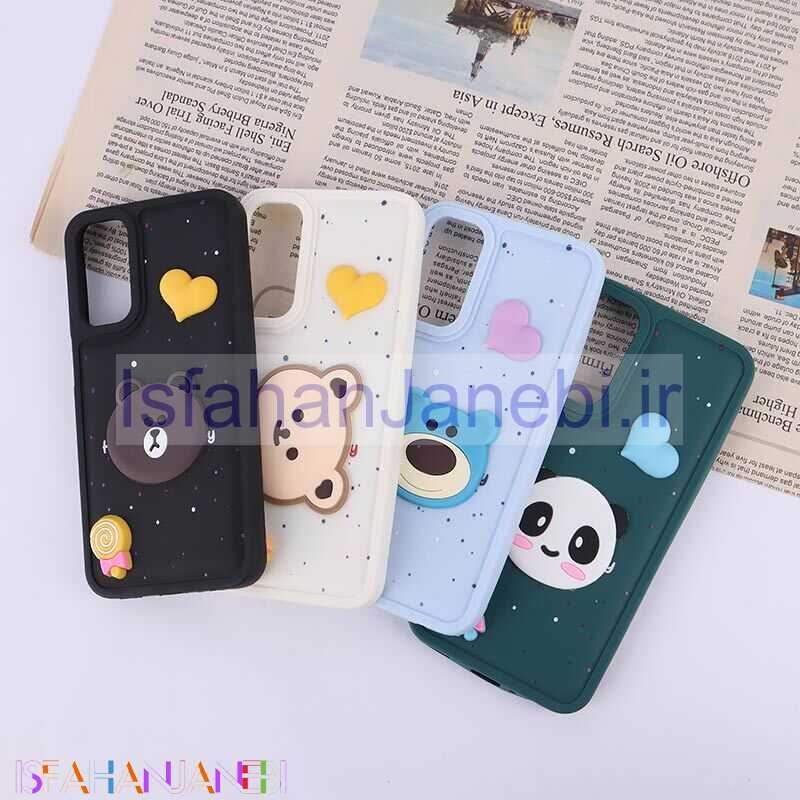 اصفهان جانبی-قاب ژله ای سامسونگ Galaxy A15 طرح آبنبات و قلب