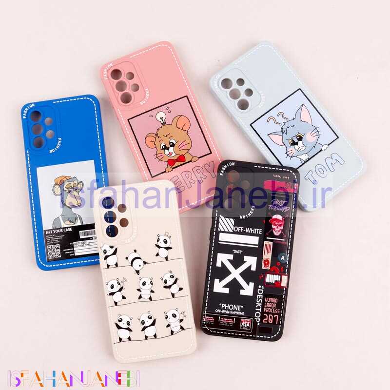 اصفهان جانبی-قاب محافظ لنزدار طرح دوخت Samsung Galaxy A32 4G