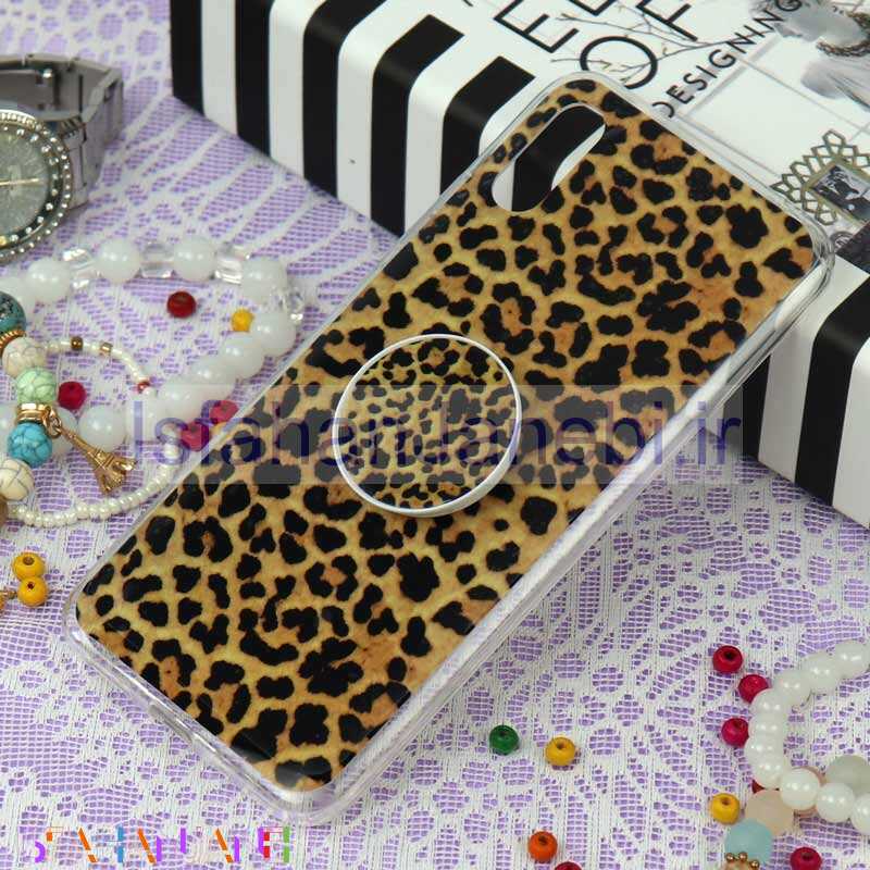 اصفهان جانبی-قاب سوپر IMD دور شفاف پاپ سوکت دار Xiaomi Redmi 9A پلنگی