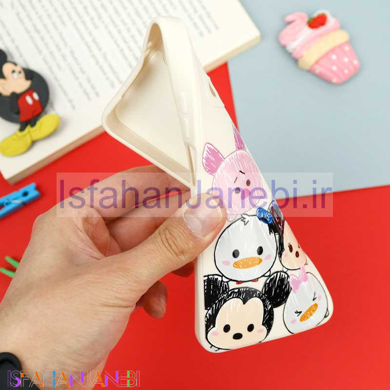 اصفهان جانبی-قاب سیلیکونی سفید محافظ لنزدار طرح دیزنی دخترانه Xiaomi Poco M3