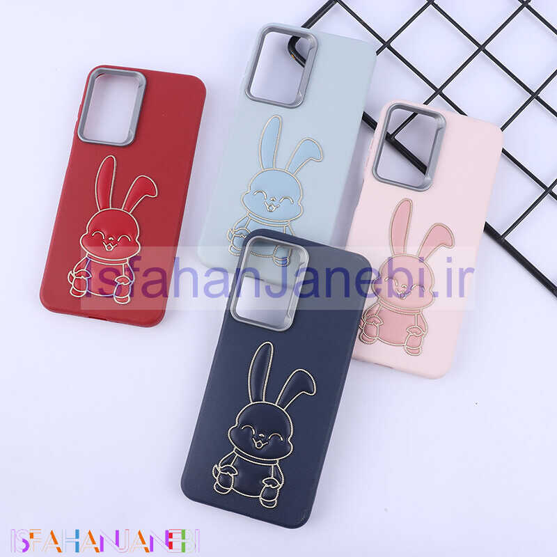 اصفهان جانبی-قاب چرمی ژله ای Leather سامسونگ Galaxy A26 طرح خرگوش