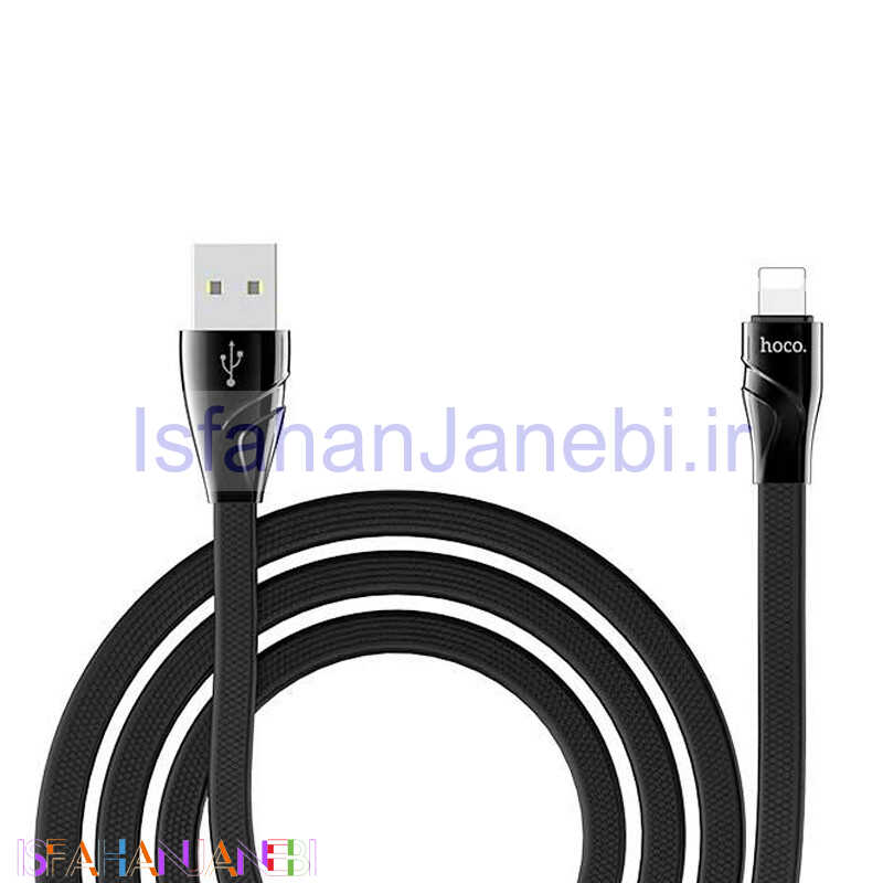 اصفهان جانبی-کابل آیفونی هوکو Hoco U57 Twisting 1.2m (گارانتی 6 ماهه)