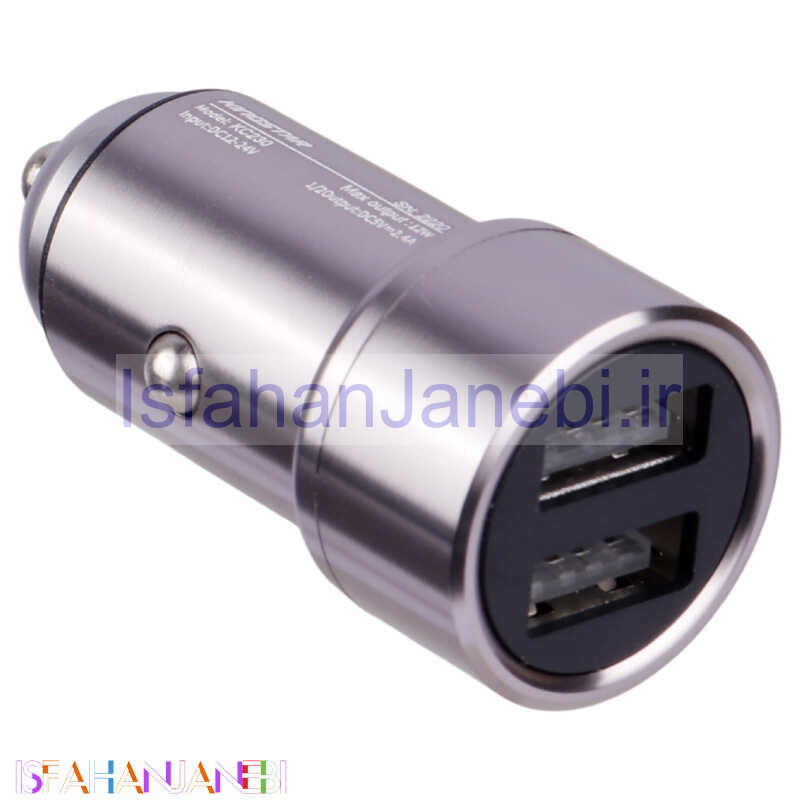 اصفهان جانبی-شارژر فندکی فست شارژ Kingstar KC230 2.4A 12W