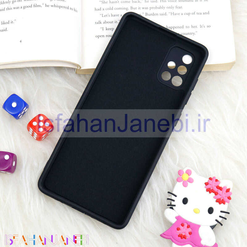 اصفهان جانبی-قاب سیلیکونی عروسکی محافظ لنزدار طرح Boss Cat سامسونگ Samsung Galaxy A71