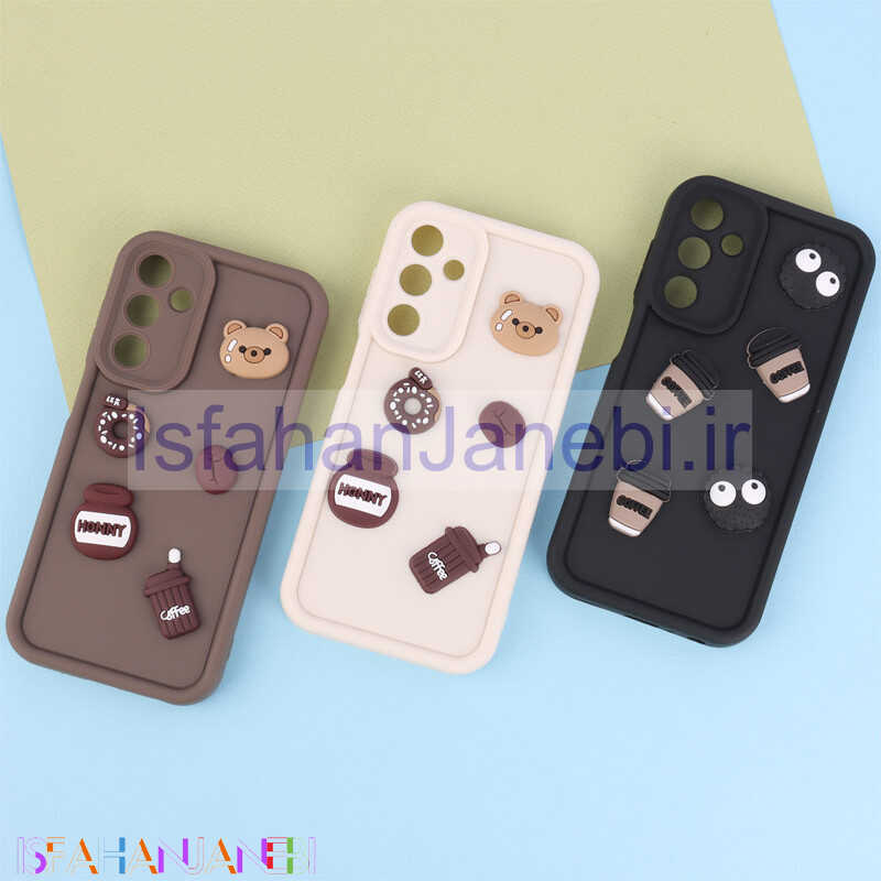 اصفهان جانبی-قاب سولید کیس عروسکی پاستیلی محافظ لنزدار Samsung Galaxy A25