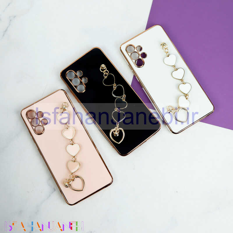 اصفهان جانبی-قاب My Case محافظ لنزدار + بند آویز Samsung Galaxy A32 4G