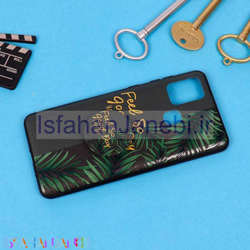 اصفهان جانبی-قاب فانتزی برجسته + پاپ سوکت طرح گل سامسونگ A21s سری D