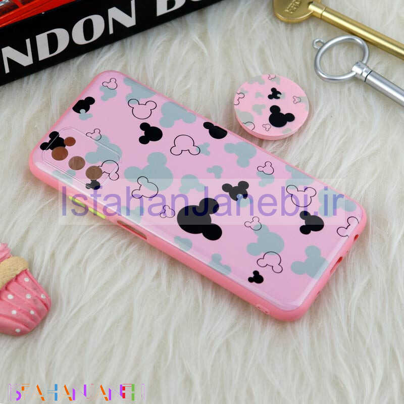 اصفهان جانبی-قاب فانتزی طرحدار محافظ لنزدار + پاپ سوکت Samsung Galaxy A03s / A02s سری T