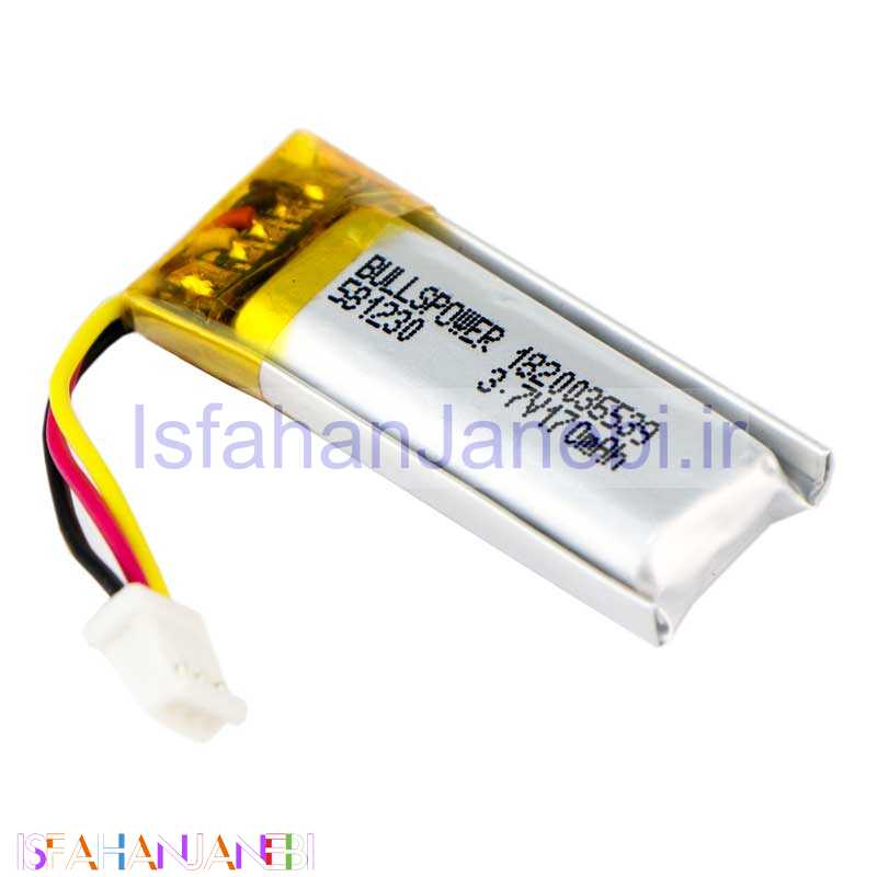 اصفهان جانبی-باتری لیتیوم 170mAh 30*12*5.8mm 581230