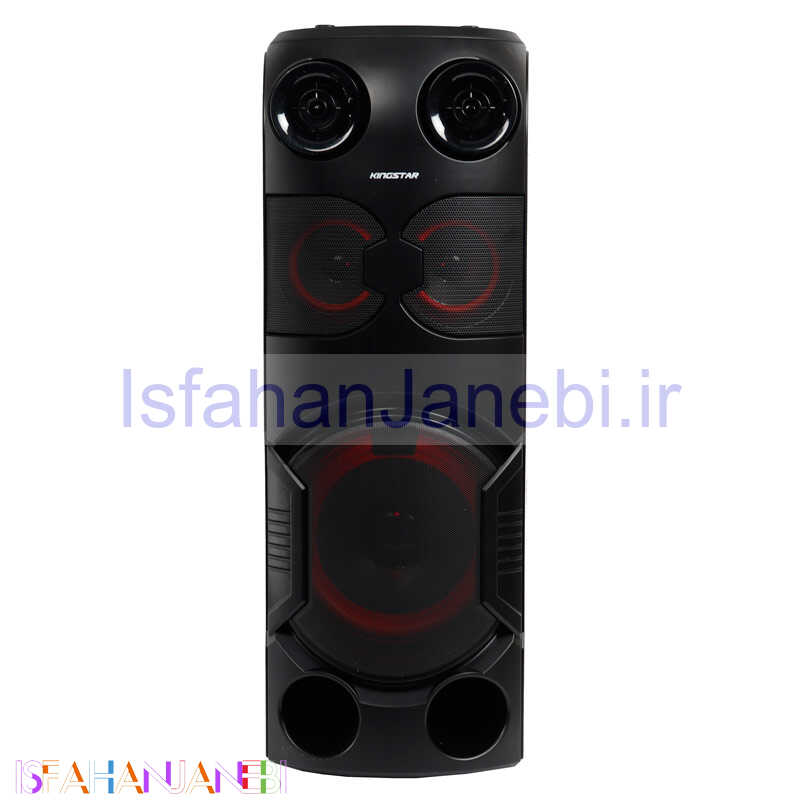اصفهان جانبی-اسپیکر چمدانی بلوتوثی رم و فلش خور KingStar KBS525 + میکروفون