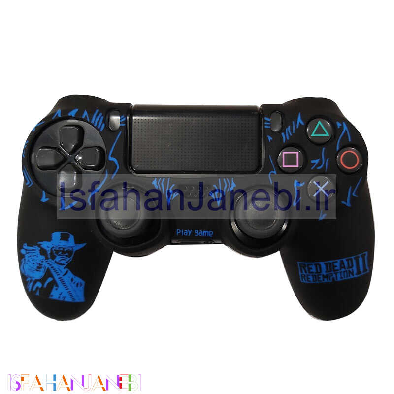 اصفهان جانبی-روکش دسته بازی PS4 طرح Red Dead 2 آبی