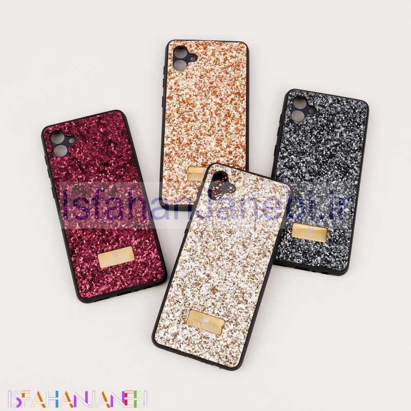 اصفهان جانبی-قاب شاینی Swarovski سامسونگ Galaxy A04 محافظ لنزدار