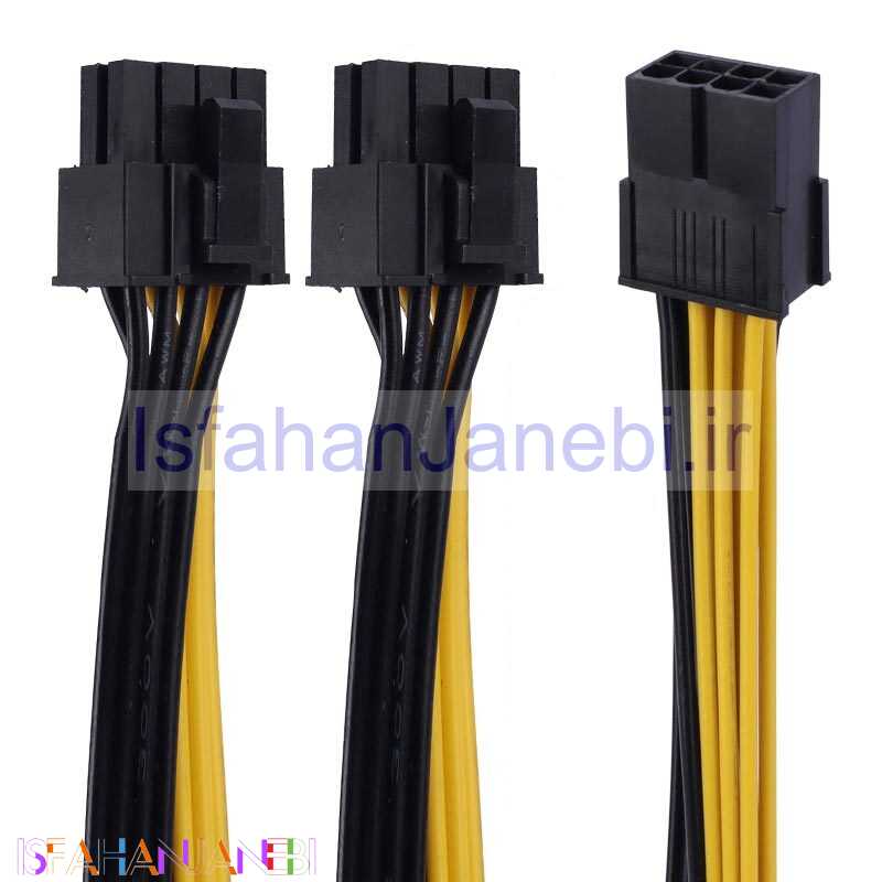اصفهان جانبی-کابل تبدیل 1 به 2 8Pin