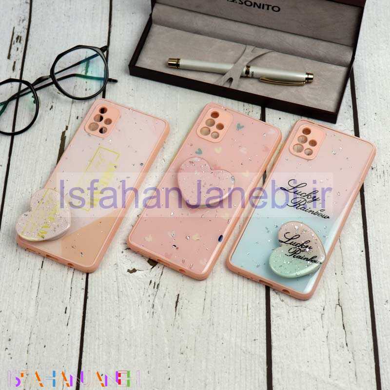 اصفهان جانبی-قاب محافظ لنزدار پاپ سوکت دار صورتی Samsung A51